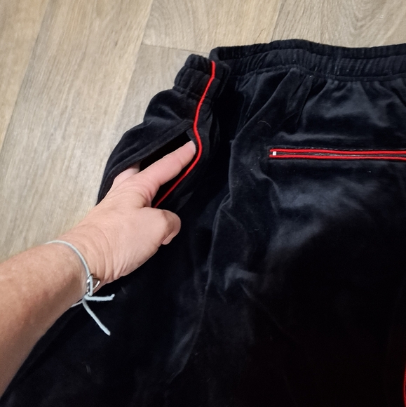 Shaquille O'Neal Bottom Side Zip Men's Velour Track Pants. - Picture 13 of 16